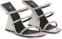 Giuseppe Zanotti Clareence leather 105mm sandals Silver - Thumbnail 2