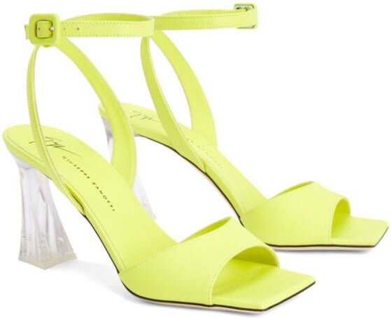 Giuseppe Zanotti clear-heel sandals Yellow