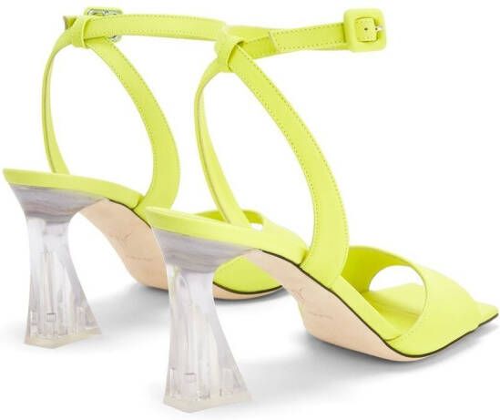 Giuseppe Zanotti clear-heel sandals Yellow