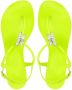 Giuseppe Zanotti Clementyne crystal-embellished flip-flops Green - Thumbnail 4