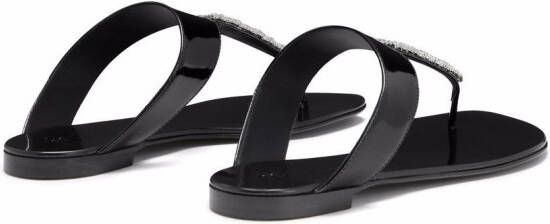Giuseppe Zanotti Cleta flat sandals Black