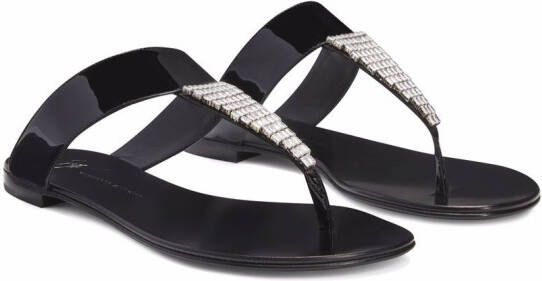 Giuseppe Zanotti Cleta flat sandals Black