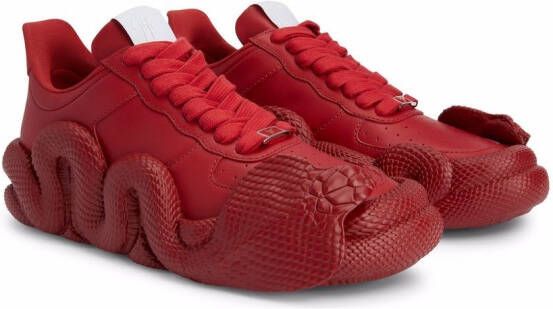 Giuseppe Zanotti Cobras sneakers Red