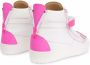 Giuseppe Zanotti Coby high-top leather sneakers White - Thumbnail 3