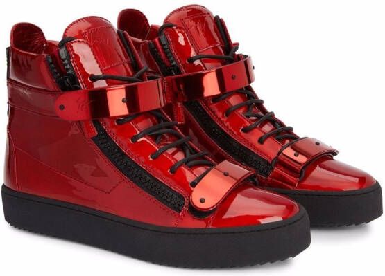 Giuseppe Zanotti Coby high-top sneakers Red