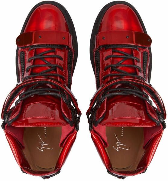 Giuseppe Zanotti Coby high-top sneakers Red