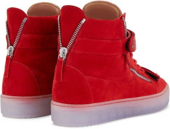 Giuseppe Zanotti Coby high-top sneakers Red