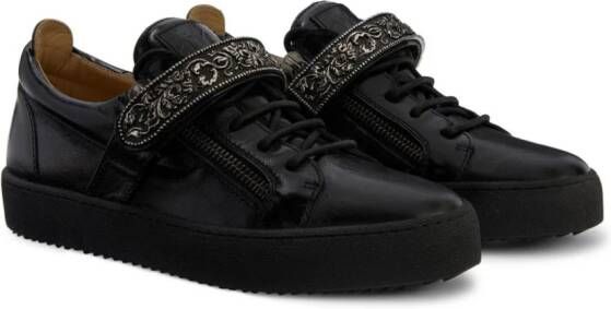 Giuseppe Zanotti Coby leather sneakers Black