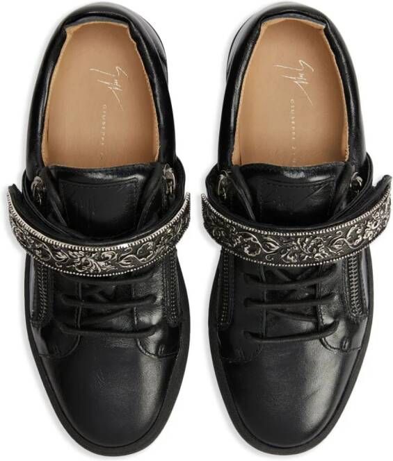 Giuseppe Zanotti Coby leather sneakers Black