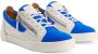 Giuseppe Zanotti colour-block low-top sneakers Blue - Thumbnail 2