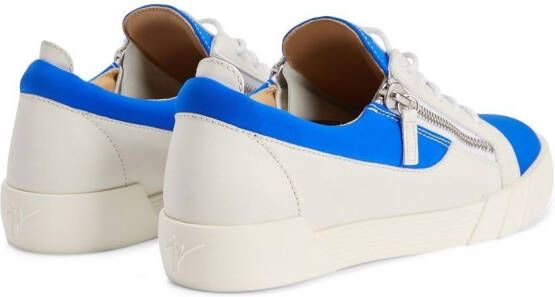 Giuseppe Zanotti colour-block low-top sneakers Blue