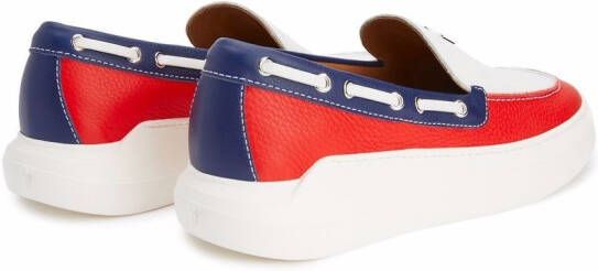 Giuseppe Zanotti Conley colour-block loafers White