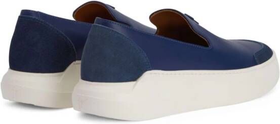 Giuseppe Zanotti Conley leather loafers Blue