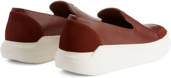 Giuseppe Zanotti Conley leather loafers Brown