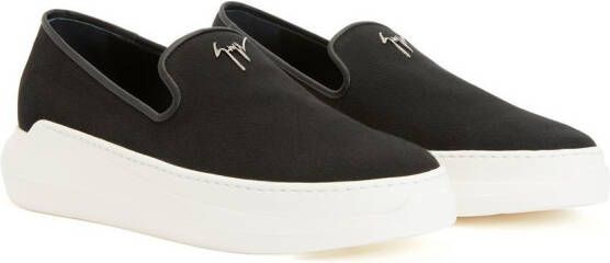 Giuseppe Zanotti Conley logo-plaque sneakers Black