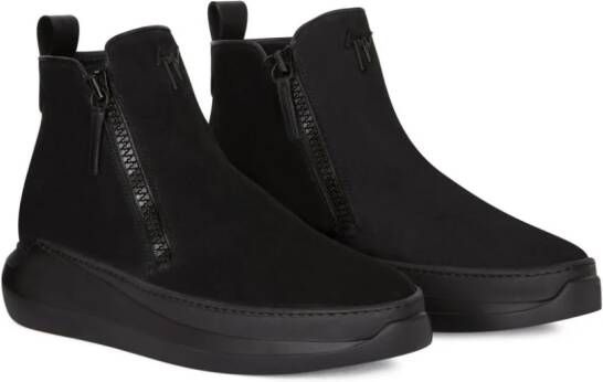 Giuseppe Zanotti Conley side-zip boots Black