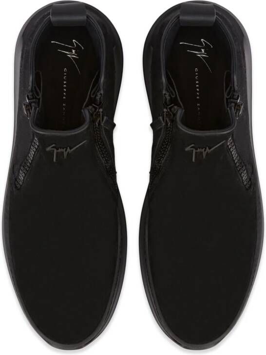 Giuseppe Zanotti Conley side-zip boots Black