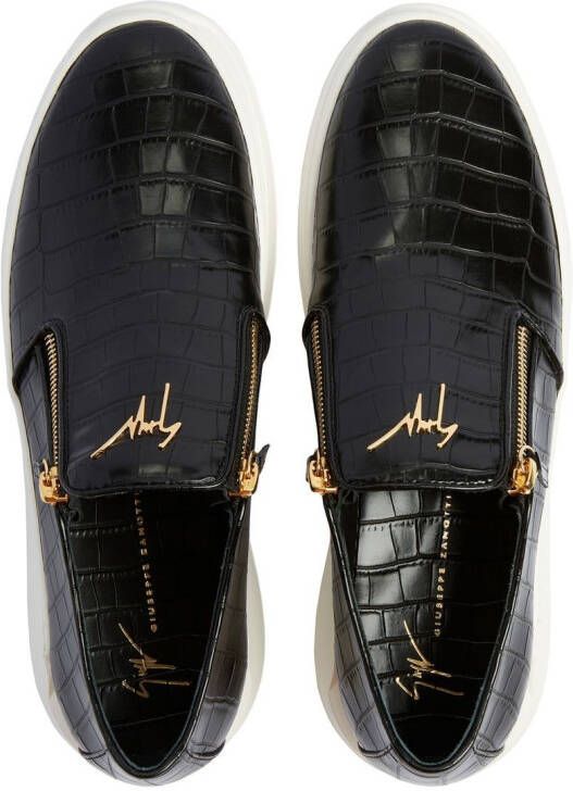 Giuseppe Zanotti Conley zip-detail low-top sneakers Black
