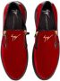 Giuseppe Zanotti Conley zipped velvet sneakers Red - Thumbnail 4