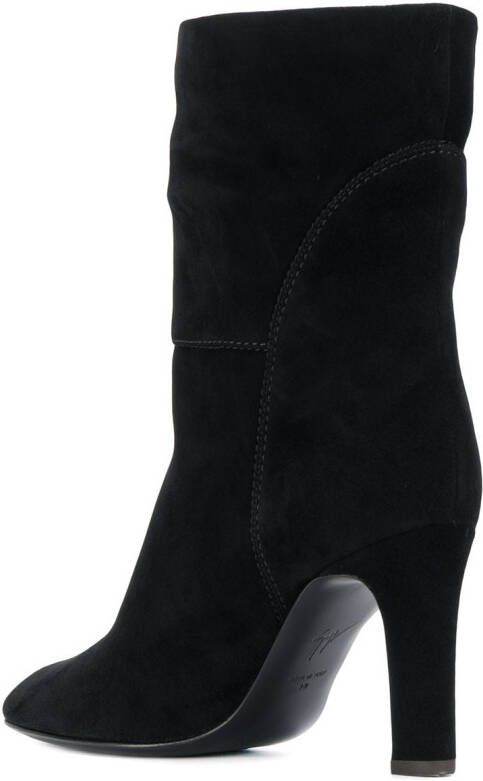 Giuseppe Zanotti contrast stitch boots Black