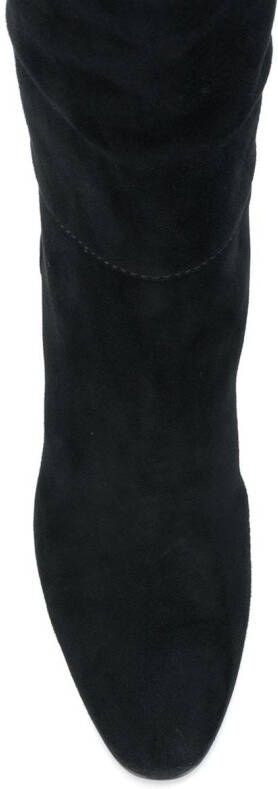 Giuseppe Zanotti contrast stitch boots Black