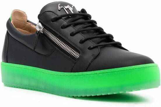 Giuseppe Zanotti contrasting-sole low-top sneakers Black