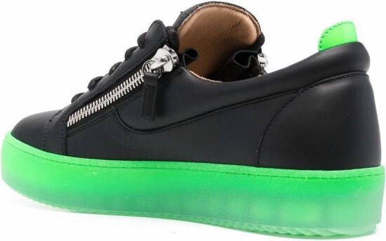 Giuseppe Zanotti contrasting-sole low-top sneakers Black