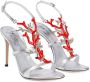 Giuseppe Zanotti Coralli leather stiletto sandals Silver - Thumbnail 2