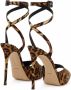 Giuseppe Zanotti Cordelia peep-toe leopard-print sandals Brown - Thumbnail 3