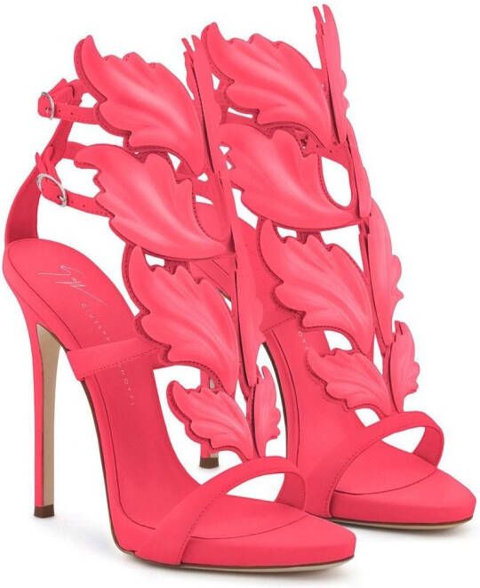Giuseppe Zanotti Cruel panel-detail heeled sandals Pink