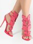 Giuseppe Zanotti Cruel panel-detail heeled sandals Pink - Thumbnail 4