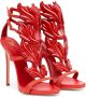 Giuseppe Zanotti Cruel panel-detail heeled sandals Red - Thumbnail 2