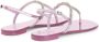 Giuseppe Zanotti crystal-embellished flat sandals Pink - Thumbnail 3