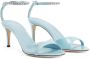 Giuseppe Zanotti crystal-embellished leather sandals Blue - Thumbnail 2