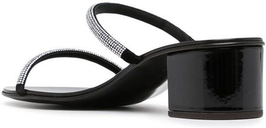 Giuseppe Zanotti crystal embellished sandals Black
