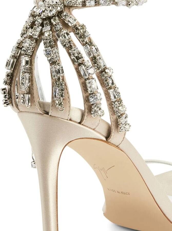 Giuseppe Zanotti Adele crystal-embellished sandals Pink