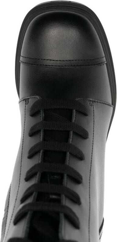 Giuseppe Zanotti Cubalibre leather boots Black