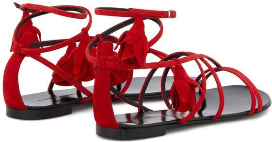 Giuseppe Zanotti Danse Du Feu strappy sandals Red