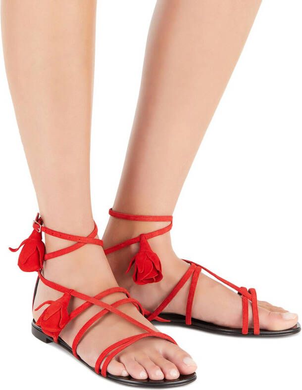 Giuseppe Zanotti Danse Du Feu strappy sandals Red
