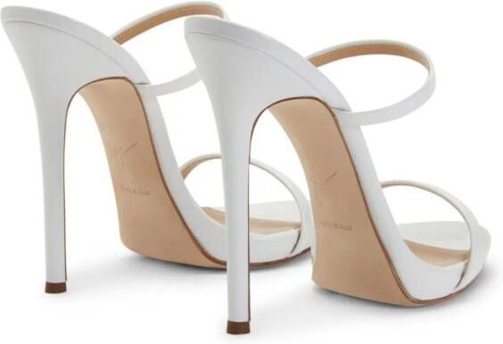 Giuseppe Zanotti Darsey leather sandals White