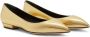 Giuseppe Zanotti Dhalia leather ballerina shoes Gold - Thumbnail 2