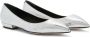 Giuseppe Zanotti Dhalia leather ballerina shoes Silver - Thumbnail 2