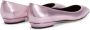 Giuseppe Zanotti Dhalia snakeskin-effect ballerina shoes Pink - Thumbnail 3