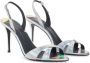 Giuseppe Zanotti Dorotee 105mm iridescent sandals Silver - Thumbnail 2