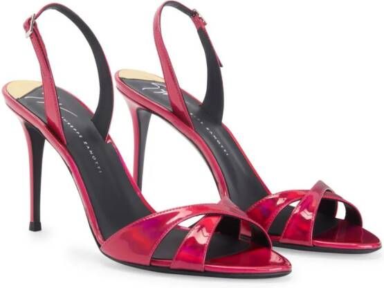 Giuseppe Zanotti Dorotee 90mm leather sandals Pink