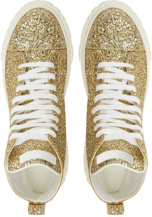 Giuseppe Zanotti Eco-Blabber high-top sneakers Gold