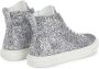 Giuseppe Zanotti Ecoblabber glitter high-top sneakers Silver - Thumbnail 3