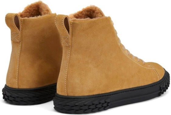 Giuseppe Zanotti Ecoblabber high-top sneakers Brown