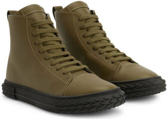 Giuseppe Zanotti Ecoblabber high-top sneakers Green