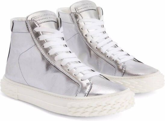 Giuseppe Zanotti Ecoblabber lace-up sneakers Grey